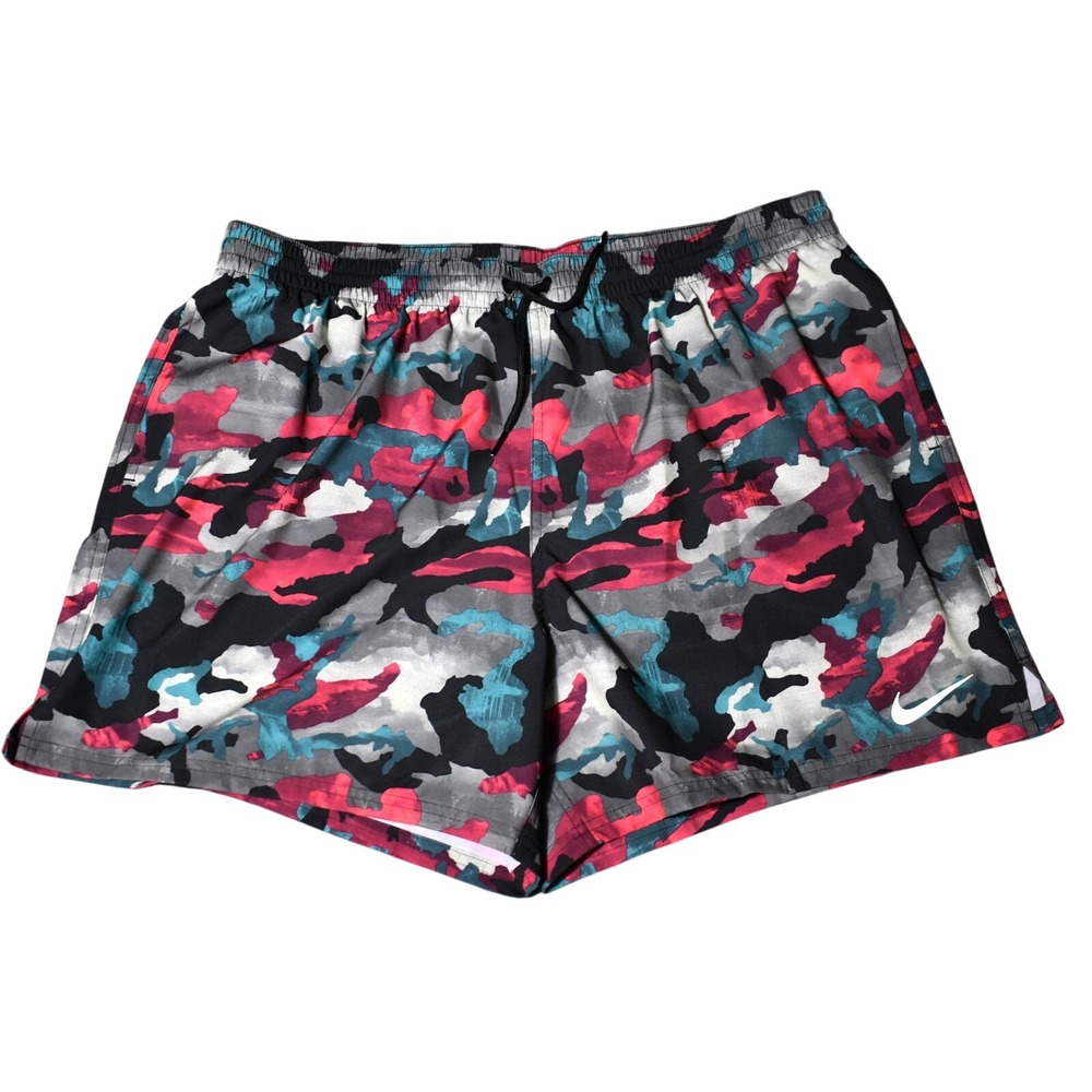 Nike Swim Trunks Four-Way Stretch Multicolor Camo Men's Size XXL‎ NESSE548-463